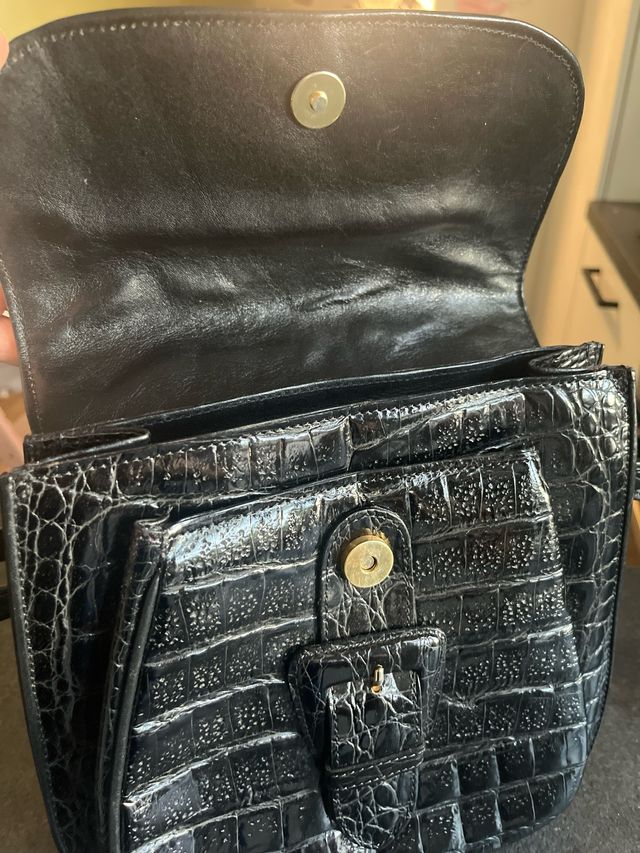 Borsa vero Coccodrillo Fiaschi