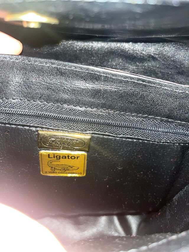 Borsa vero Coccodrillo Fiaschi