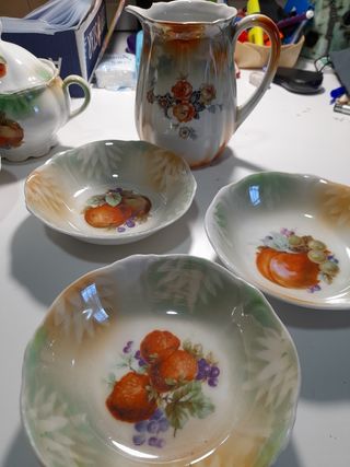 Chocolatera porcelana vintage