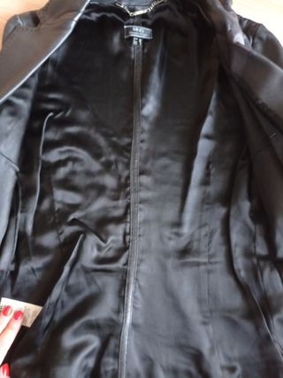 Chaqueta de piel Mango