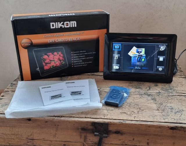 Cornice digitale DIKOM DPF-GM070 BLACK 7” 