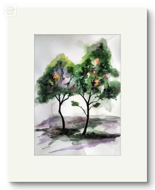 Arte moderno de salón Pintura paisaje