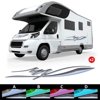 Pegatina de caravana Elegante