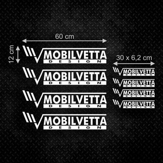 Pegatina de Caravana Set 8X Mobilvetta Design