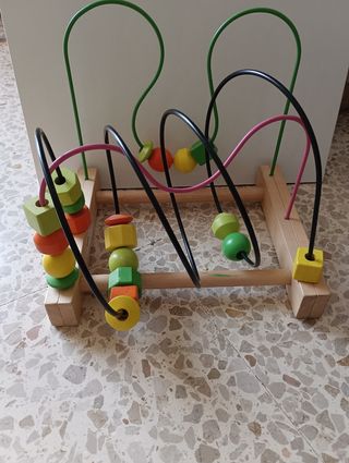 Laberinto de cuentas (Juguete Ikea)