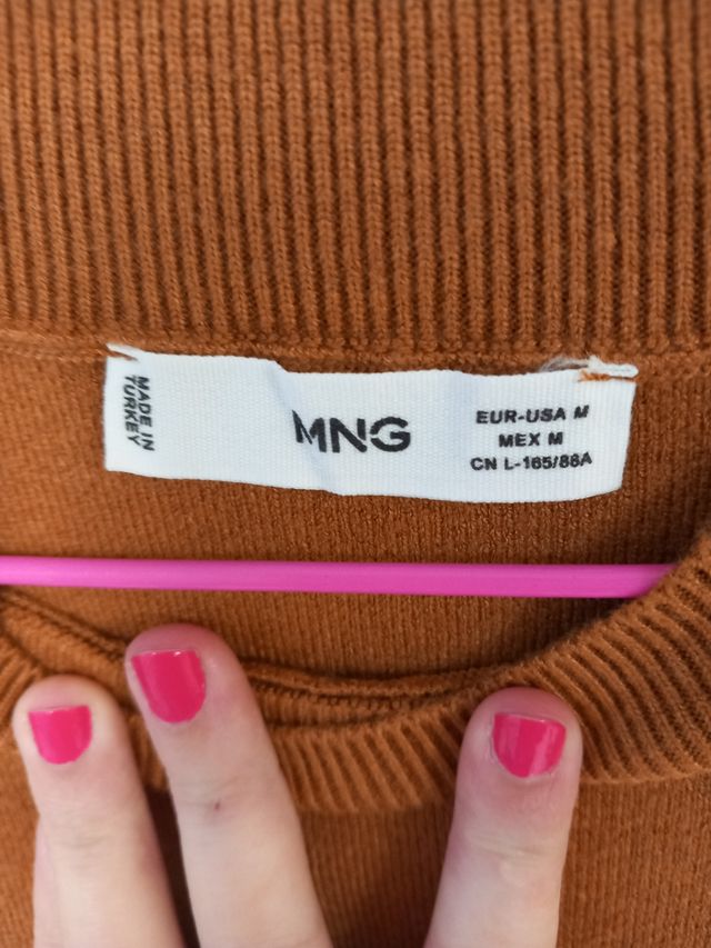 Jersey punto oversize de Mango