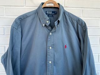 Camisa azul oscuro RALPH LAUREN talla M GRANDE 