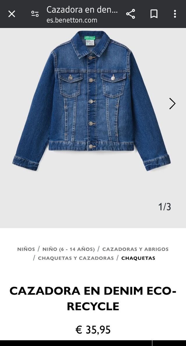 Benetton T.7-8 años