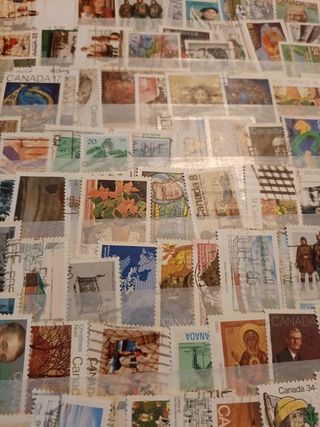 LOTE 1000 SELLOS CANADA ANTIGUOS
