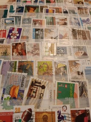 LOTE 1000 SELLOS CANADA ANTIGUOS