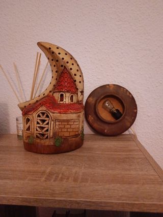 Cuadro antiguo italiano con espejo