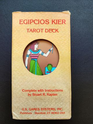 Tarot Egipcio Kier 1ª Edición 1984