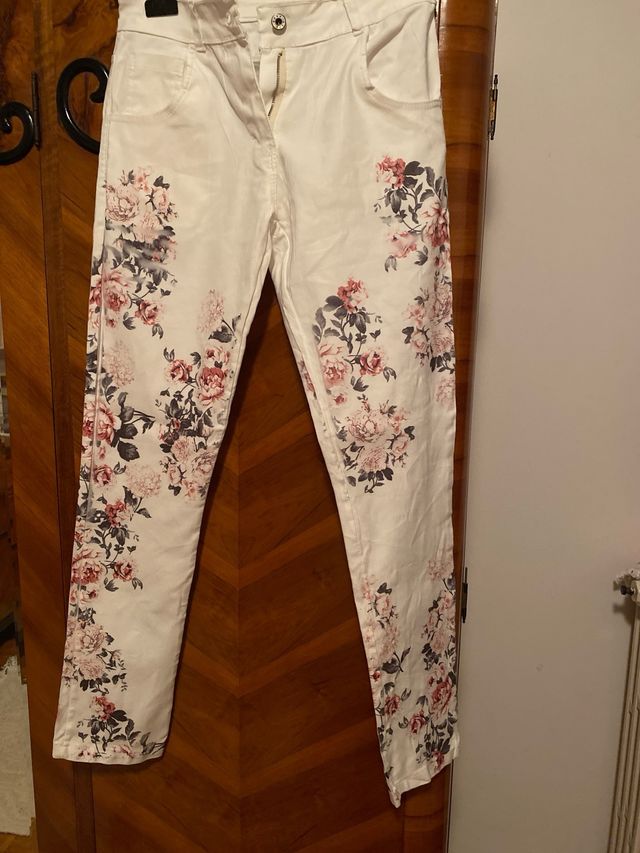 pantaloni fiori
