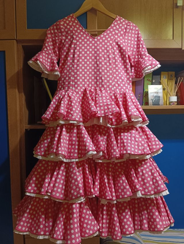 Traje de flamenca niña