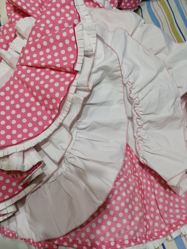 Traje de flamenca niña