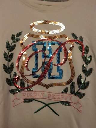 Camiseta talla L Highly Preppy beige