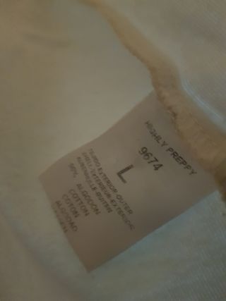 Camiseta talla L Highly Preppy beige