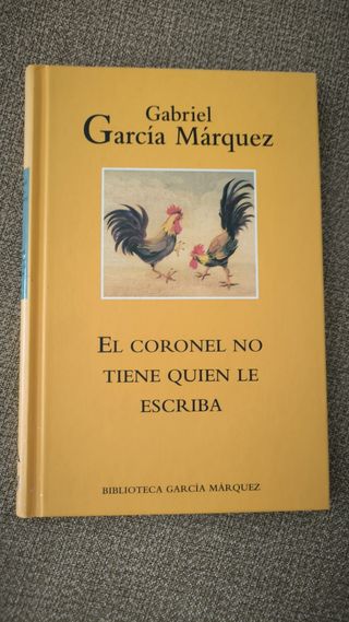 Libro El coronel no tiene quien le escriba