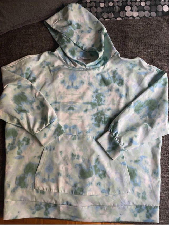 Sweat a capuche tie and dye Zara
