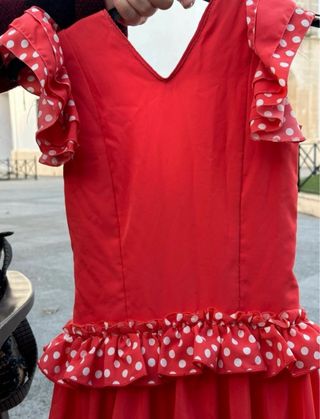 Vestido de flamenca de niña