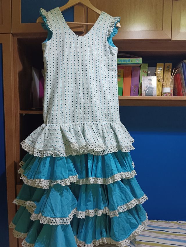 Traje de flamenca niña