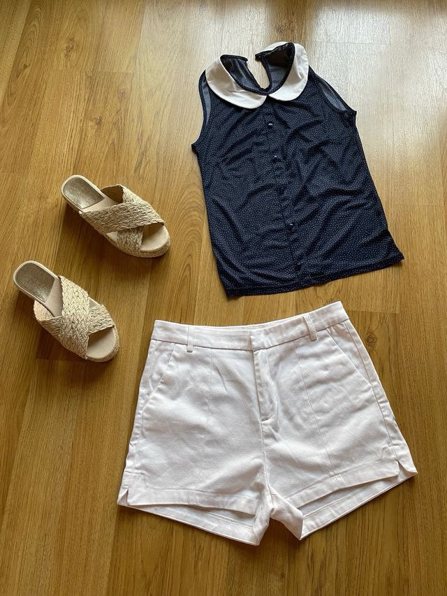 Camisa transparente topos T.36 