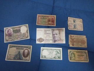 Billetes españoles antiguos