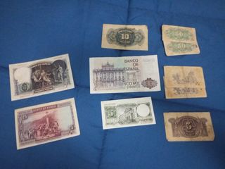 Billetes españoles antiguos