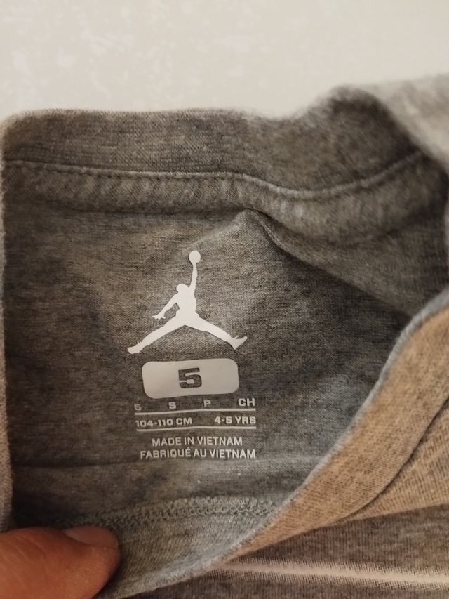 T-shirt Jordan bambino/na anni 5