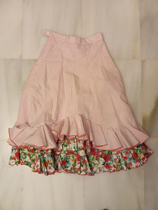 Falda de flamenca niña