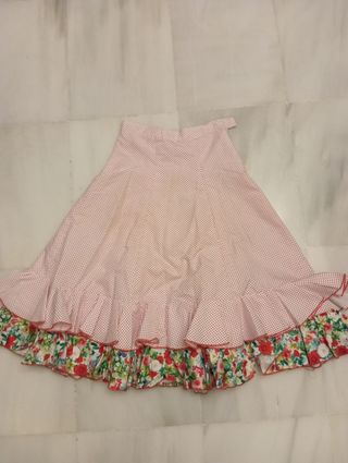Falda de flamenca niña