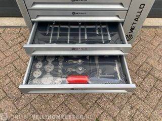 Carro de herramientas Metallo 10 cajones llenos