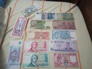 Lote billetes mundiales
