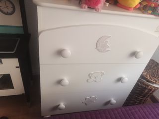 Mueble cambiador bañera