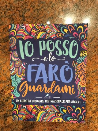 Libro motivazionale da colorare