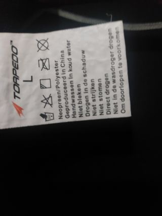 Traje de neopreno talla L