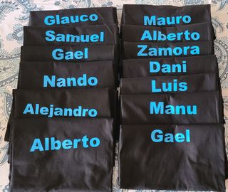 Camiseta grupos