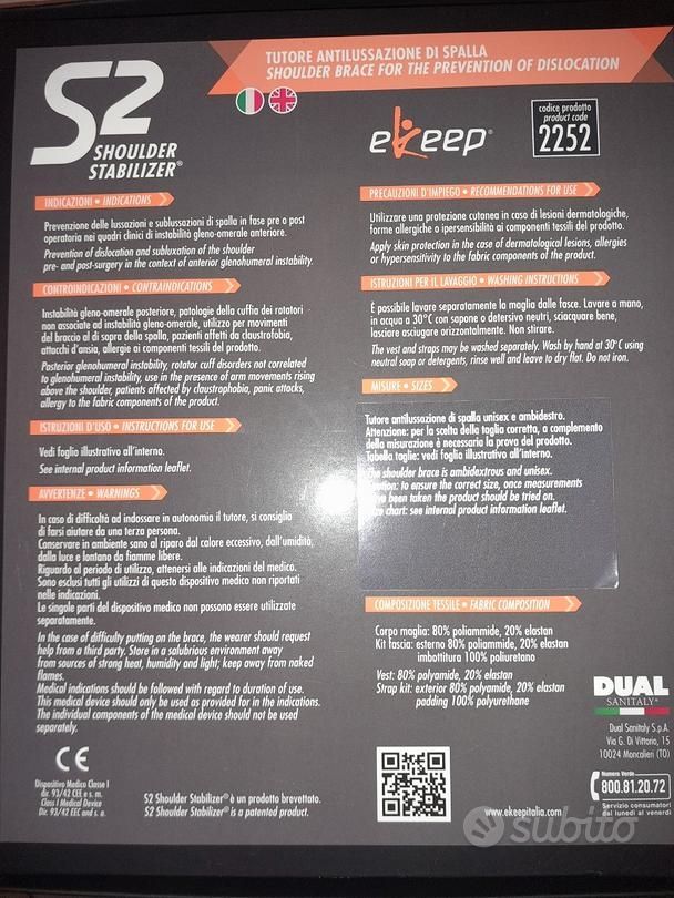 Maglia antilussazione EKeep