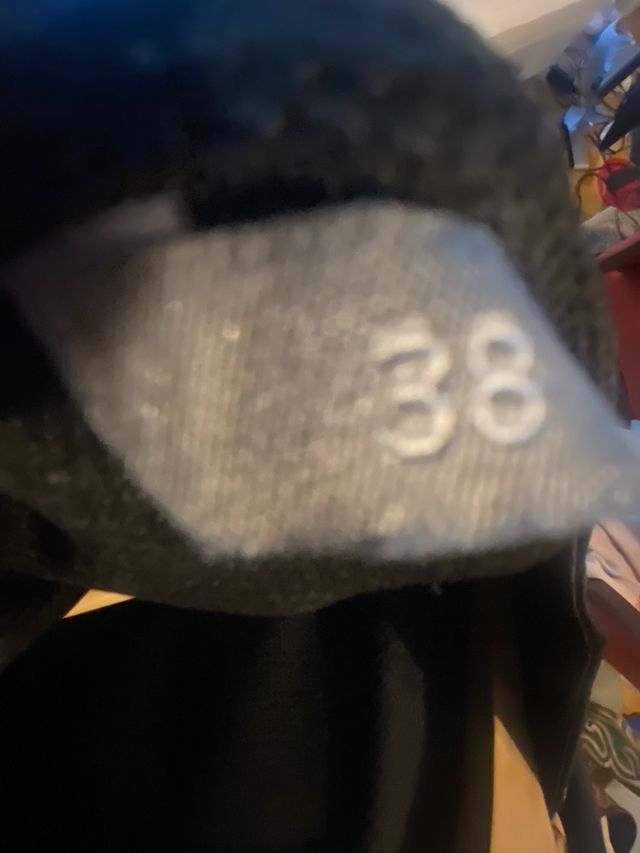 Camisa negra media manga mujer talla 38