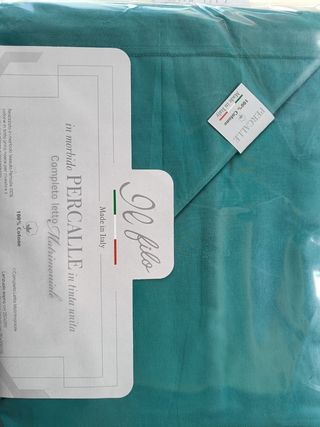 Lenzuola matrimoniali cotone percalle