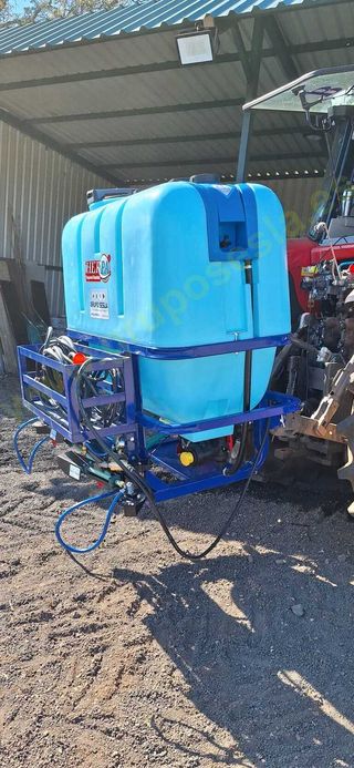 CUBA SUSPENDIDA CON CANASTA Y BARRA HERBICIDA PROF