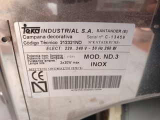 Extractor de humos cocina nuevo