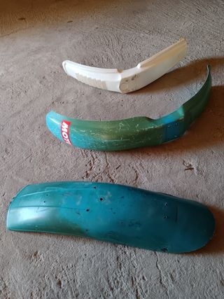 2 guardabarros azules, válidos para derbi fd, fds