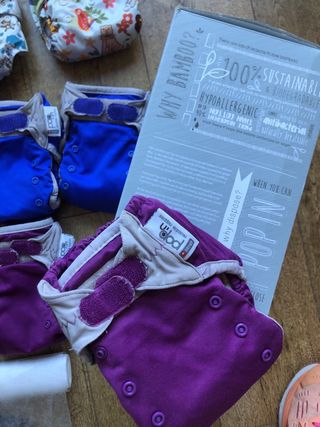 Pañales de tela reutilizables ecologicos