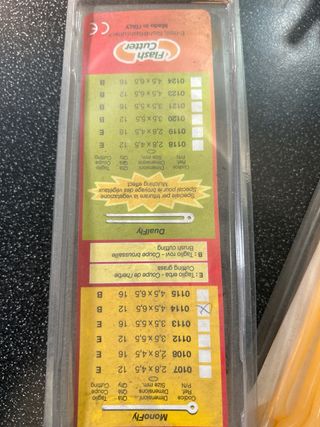 Lote de varillas para desbrozadoras flash cutter