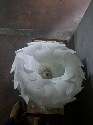 Lámpara blanca ikea