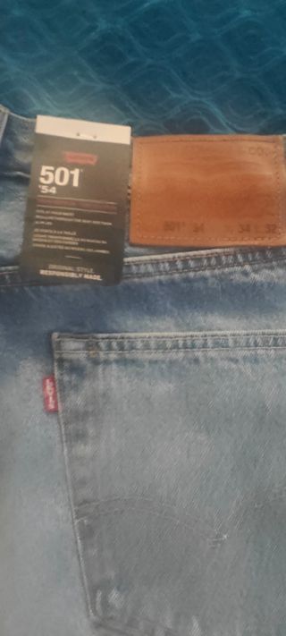 vaqueros levi's 501 talla 34 x 32 nuevos