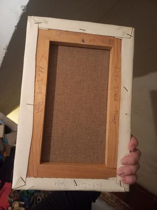 Cuadro vertical lago