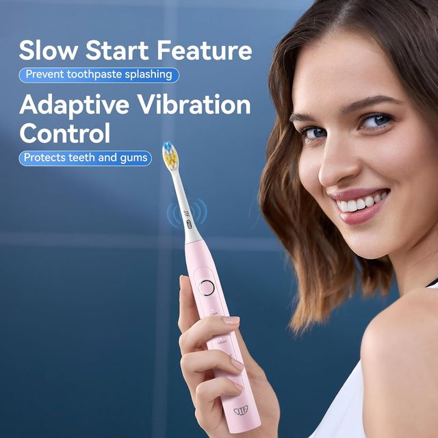 Cepillo de dientes sónico con potencia recargable