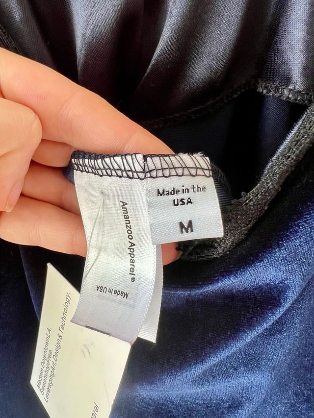 Vestido terciopelo y encaje 